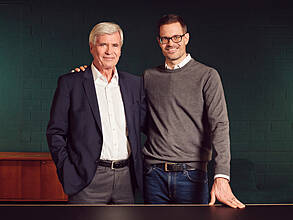 Prof. Dr. Michael Otto und Benjamin Otto