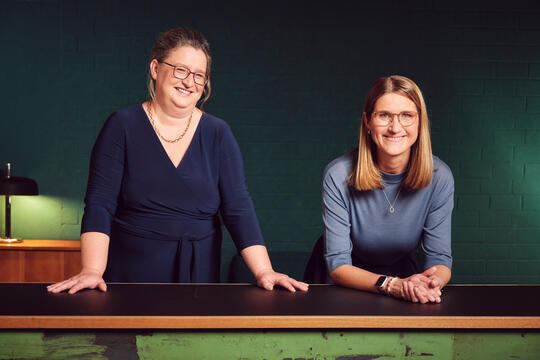 Petra Scharner-Wolff und Katy Roewer