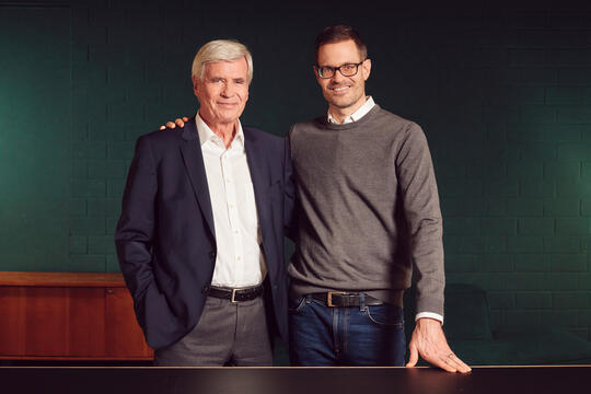 Prof. Dr. Michael Otto und Benjamin Otto