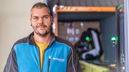 Piet Engelmann, Incoming Goods Assistant at Hermes Fulfilment
